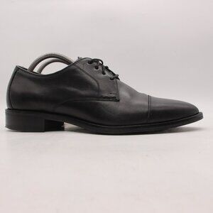 Cole Haan Lenox Hill Cap Toe Men's 10 M Dress Shoes Black Leather C11630